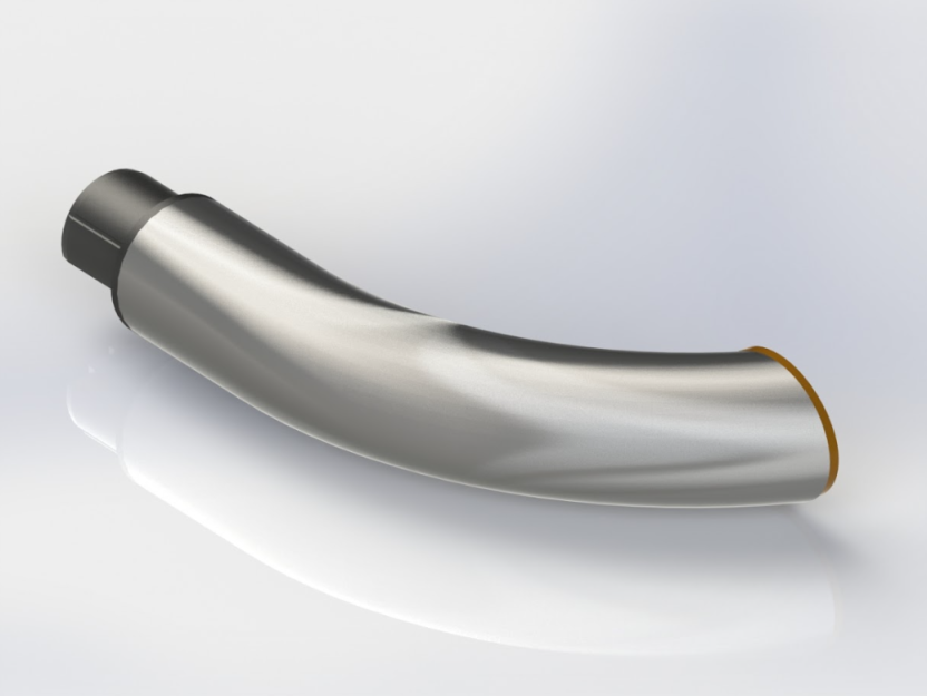 Zakończenie nierdzewne do ściany