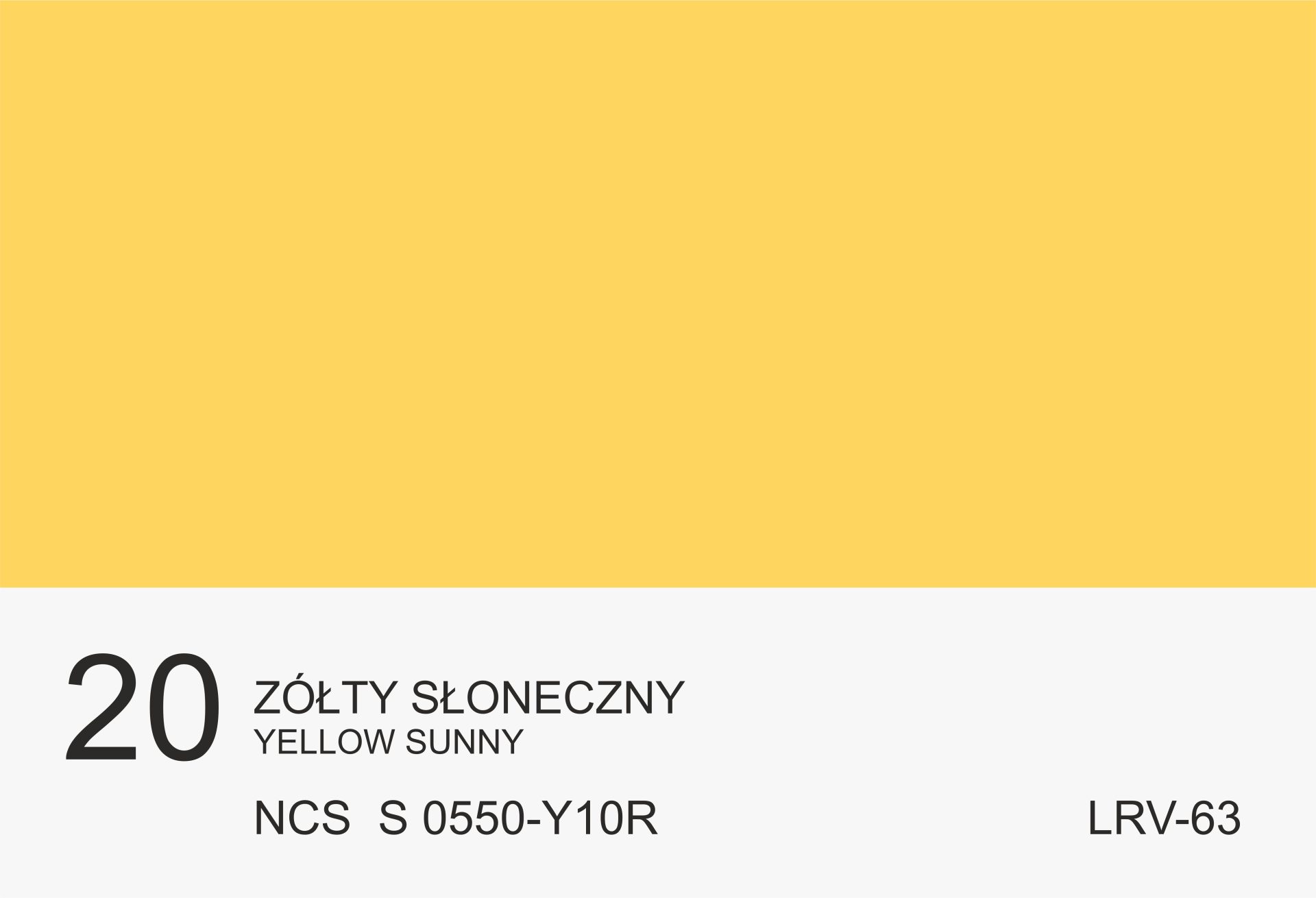 kolor żółty słoneczny