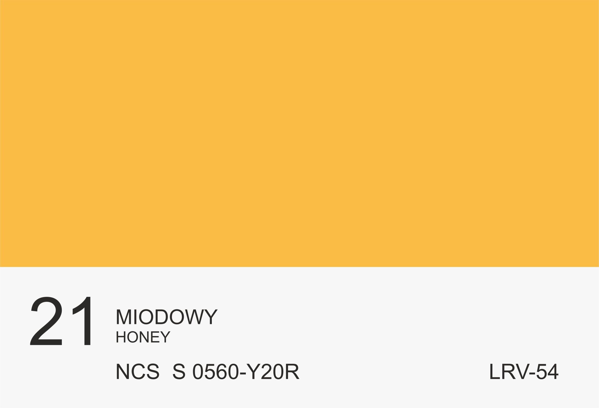 kolor miodowy